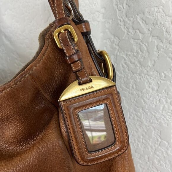 PRADA Cervo Antik Hobo Cammello Sfumato Large - Picture 4 of 12